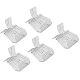 TINKSKY Plastic Bee Queen Catcher Queen Bee Cage Catcher Clips-5pcs(Transparent)