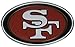 FANMATS 60470 - NFL - San Francisco 49ers Embossed Color Emblem | Oval SF Primary Logo
