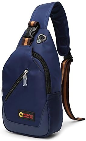 Men's chest bag casual Messenger bag tide men's sports shoulder bag college shoulder waterproof bag pink