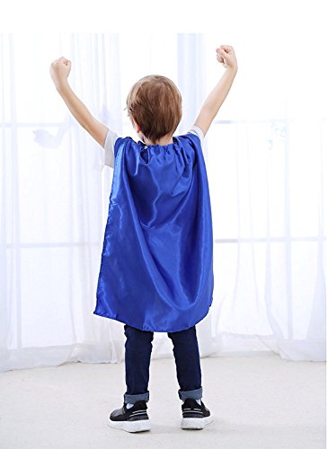 Bulk 5 Super Hero Costume Capes In Assorted Colors