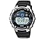 Casio Men's AE2000W-1AV Silver-Tone and Black Multi-Functional Digital Sport Watch
