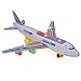 Bump And Go Electric Boeing 747 Kids Action Airplane - Plane Lights and Sounds - Changes Direction On Contact - Best For Kids Age 2 And Up. (Colors May Vary)