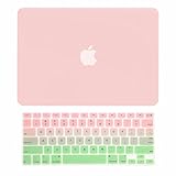 TOP CASE - 2 in 1 Bundle Deal Air 13-Inch Rubberized Hard Case Cover and Matching Color Keyboard Cover for Macbook Air 13