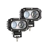 Auxbeam 4 Inch LED Pod, Square Pod Light with 5050