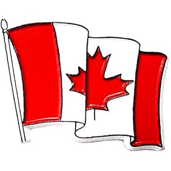 Canadian Flag Fridge Magnet