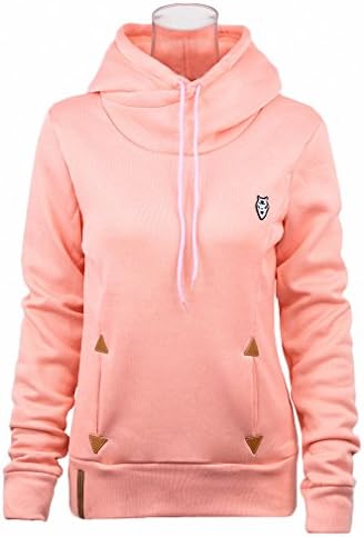 New Autumn Fashion Women Hoodie Sweatshirts Self-tie Pockets Pullover Hooded Loose Tops moletom feminino sudaderas mujer XXXL Pink XXL