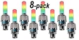 High Energy Enterprises LED Multi-Color Wheel Lights (8-Pack) - Safety Visibility, Waterproof, Motion-Sensitive Automatic Color-Changing L.E.D.s 100% Guaranteed if You Purchase Lights Sold