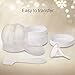 SOIBEA Travel Containers for toiletries - TSA Approved Air travel size Bottles and jars Set 12 Pcs Toiletries Liquid Containers for Cosmetic Makeup with 1 toiletry Bag