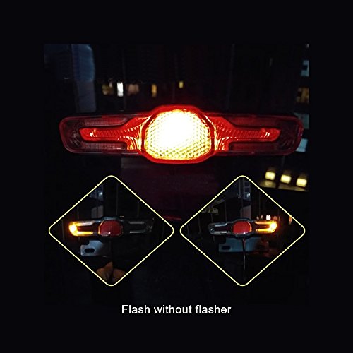 image for Greenergia Bicycle Rear Lights 36V48V Electric Vehicle Self-Flashing T