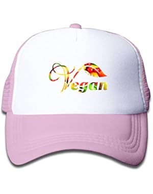 Vegan Fruit Youth Toddler Mesh Hat Boy and Girl Baseball Trucker Cap