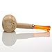 Housweety New Fashion Small Corn Shape Smoking Pipe Orange