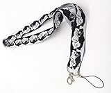 Anime Danganronpa Black & White Bear Monokuma Phone Key Chain Strap LANYARD
