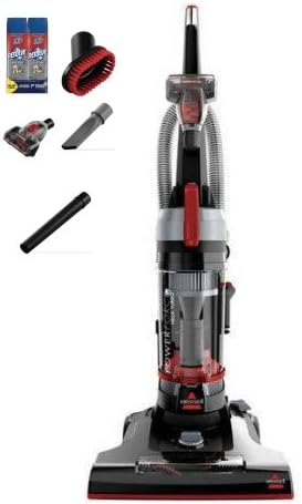 Red Carpet Cleaner Bissell Powerforce Cleaning Vacuum Machine Deep Clean Carpeting Rug Upholstery Floor Cleaner Air And Surfaces Bagless Anti Allergies Dirt Separation System Large Capacity