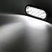 Partsam 2pcs Trailer Truck RV White 10 LED Rubber Mount 6