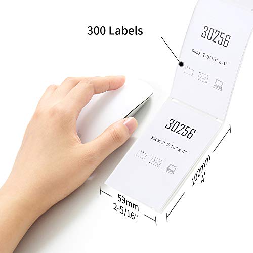 8 Rolls DYMO 30256 Compatible 2-5/16" x 4"(59mm x 101mm) Self-Adhesive Shipping Labels- for All Dymo LabelWriter Printer