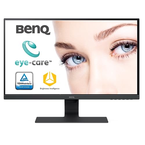 BenQ GW2780 Computer Monitor 27" FHD 1920x1080p | IPS | Eye-Care Tech | Low Blue Light | Anti-Glare | Adaptive Brightness | Tilt Screen | Built-In Speakers | DisplayPort | HDMI | VGA