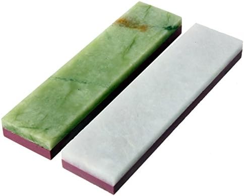 Honana 10000/3000 Grit Double Sides Sharpening Stone Knife Sharpener Whetstone Polishing Tool (pink+green)