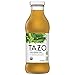 Tazo Organic Iced Tea, Green Tea, 13.8 Ounce Glass Bottles, 8 Pack