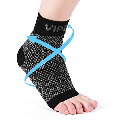 VIPEX Ankle Brace (1 Pair) - Compression Support Foot Sleeves Plantar Fasciitis Socks for Men Women, - //medicalbooks.filipinodoctors.org