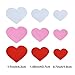Blulu 900 Pcs Valentine's Day Hearts Foam Stickers Self Adhesive Assorted Colors and 3 Sizes Red Pink Heart Shaped Craft Stickers for Valentine's Day Decorations Card Making DIY Wedding Festival Decor