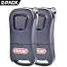 Genie Single Button Garage Door Opener Remotes (2 Pack) - Safe & Secure Access - Each Remote Compatibile Only With Genie Intellicode Garage Door Openers - Model G1T