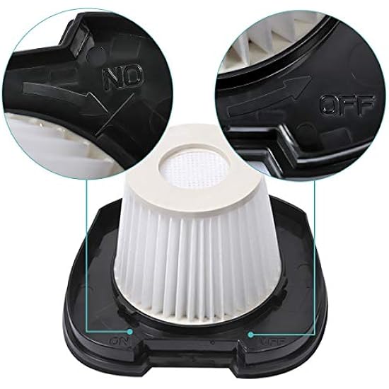 KEEPOW Vacuum Filter Replacement for Bissell Pet Hair Eraser Hand Vac