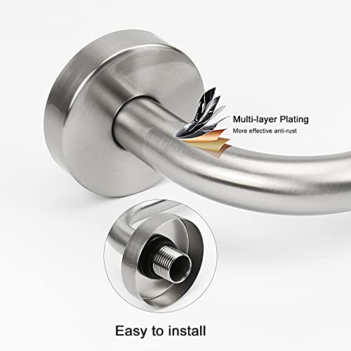 Nearmoon S Shaped Shower Head Riser Pipe, Shower Head Extender Arm with