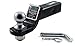 CURT 45034 Trailer Hitch Mount with 1-7/8-Inch Ball & Pin, Fits 2-Inch Receiver, 7,500 lbs, 2-In Drop