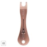 ZHUOTOP Acoustic Guitar String Bridge Pin Puller Stainless Steel Remover Luthier Tool Red Bronze