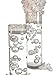 150 Floating White Pearls- Large Sizes- Fills 2 Gallons of The Floating Transparent Water Gels for Your Vases- with Pre-Measured Prep Bags- and 6 Warm White Submersible Fairy Lights Strings
