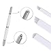 Ejoyous Disposable Microblading Needles 50pcs Semi-Permanent Eyebrow Tattoo Pen Blades Manual Makeup Microblading Accessories Needle Pins for Microblading Supplies (10pcs S7 Pin, 30pcs S12 Pin, 10pcs U16 Pin)