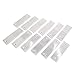 uxcell Universal Trailer Car White Reflective Warning Plate Adhesive Reflector 12PCS