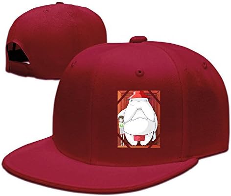 ZOENA Studio Ghibli Spirited Away Elevator Scene Cotton Hats Tour Cap Hat For Outdoor Sports Red