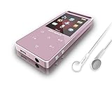 MP3 Music Player with Bluetooth, Dansrueus Portable Lossless MP3 Movies Player Metal Touch Screen with FM Radio Recorder for Jogging Walking