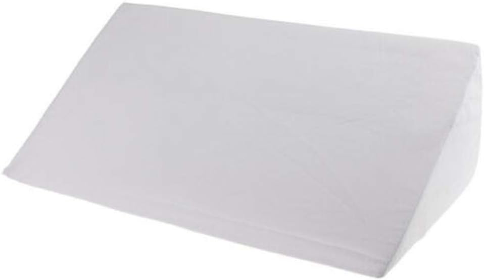 WINLISTING Wedge Incline Memory Foam Bed Wedge Pillow Reading Acid Reflux Sleeping Support Cushions (White)