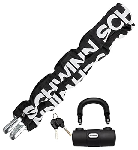 Schwinn Chain Lock for Electric Bike, feet x 12mm Anti Theft