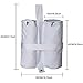 ABCCANOPY Tent Weight Bags, Sand Bag for Canopies, Tents, Awnings - 4-Pack of Weight Bags (White)