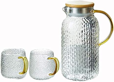 Amazon Co Jp ピッチャー 冷水筒 耐熱ガラス ガラスポット 麦茶 冷蔵庫 直火 水出し 茶ポット 冷水筒 麦茶ポット 大容量 家族会社会議用 ウォーターピッチャー 業務用 おしゃれ きれい お茶 コーヒー ジュースー入れ ギフト 水筒 マグボトル C1900ml F ホーム