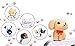 iAnko® 6 Pcs (Whole Set) Cute Little Puppy Dust Plug Stopper Universal 3.5mm Anti Dust Earphone Jack Plug Cap for Iphone4/4s/5/6/6 Plus,iPod,ipad,HTC,Samsung S3 S4 S5