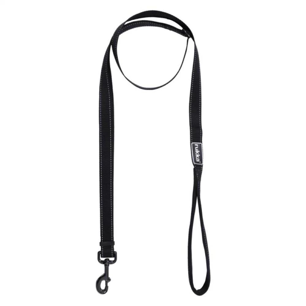 Rukka Pets Adjustable Leash, Black, M