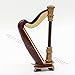 Odoria 1/12 Miniature Harp Dollhouse Musical Instruments Accessories