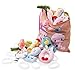 KLASSMIX Plush Montessori Toys for Toddlers - Set of Numbers & Storage Bag - Travel Stroller Quiet Toys - Carseat Toys for Infants - Montessori Toys for Toddlers