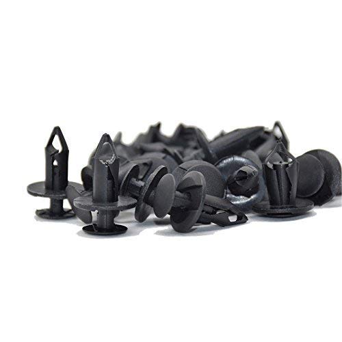 CNIKESIN 50Pcs Nylon Bumper Fasteners Fender Rivet Clips 8MM Automotive Furniture Assembly Expansion Screws Kit Auto Body Clips