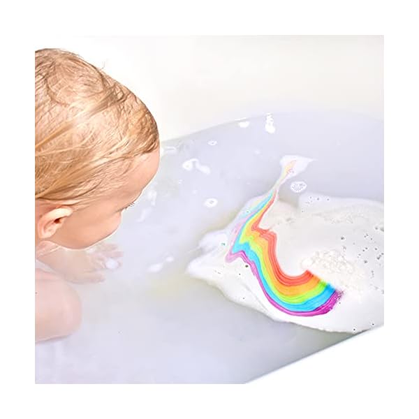 Cloud-Rainbow-Bath-Bomb-from-Zimpli-Kids-Create-a-Fizzing-Bath-Time-Adventure-Childrens-Baff-Bombz-Certified-Biodegradable-and-Vegan-Friendly-Gift Large Cloud Rainbow Bath Bomb from Zimpli Kids, Magically Creates Multi-Colour Special Effect, Birthday Gifts for Boys…