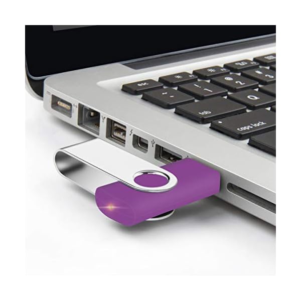 HOFOUND 10er Pack 4GB USB Stick , USB 2.0 Data Stick mit USB Stick Tasche Rotating Foldable Speicherstick USB 4GB Memory… – Bild 7