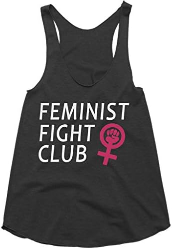 Feminist Fight Club Tank Top - Triblend Racerback Tank