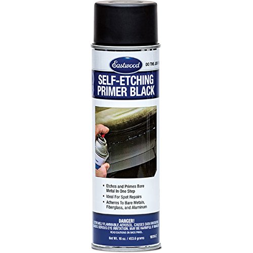 Eastwood Self Etching Black Primer Stainless Steel Aluminum Chrome