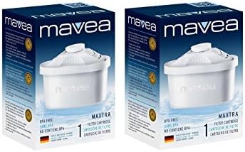 MAVEA 1001495 Maxtra Replacement Filter for MAVEA Water Filtration Pitcher, 2-Pack