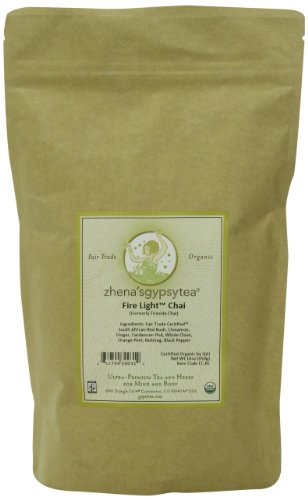 Zhena's Gypsy Tea Fireside Chai Organic Loose Tea, 16-Ounce Bag