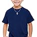 Ritastephens Children's Sterling Silver Baby Cross Pendant Kids Necklace 16 Inches
